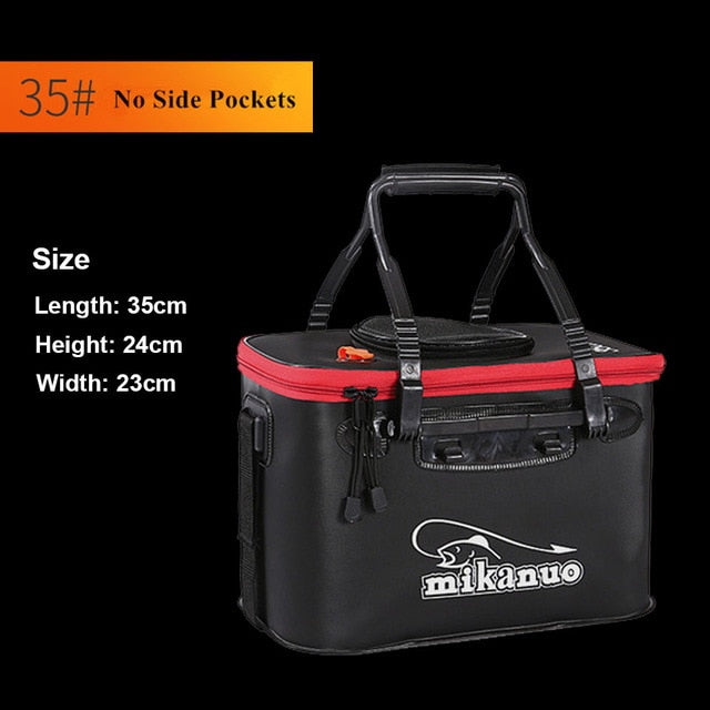 Collapsible Live Bait Bucket Travel Bag