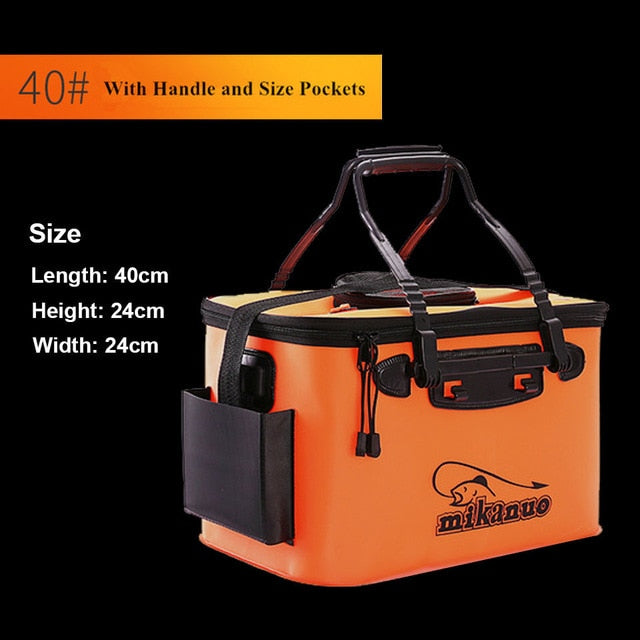 Collapsible Live Bait Bucket Travel Bag