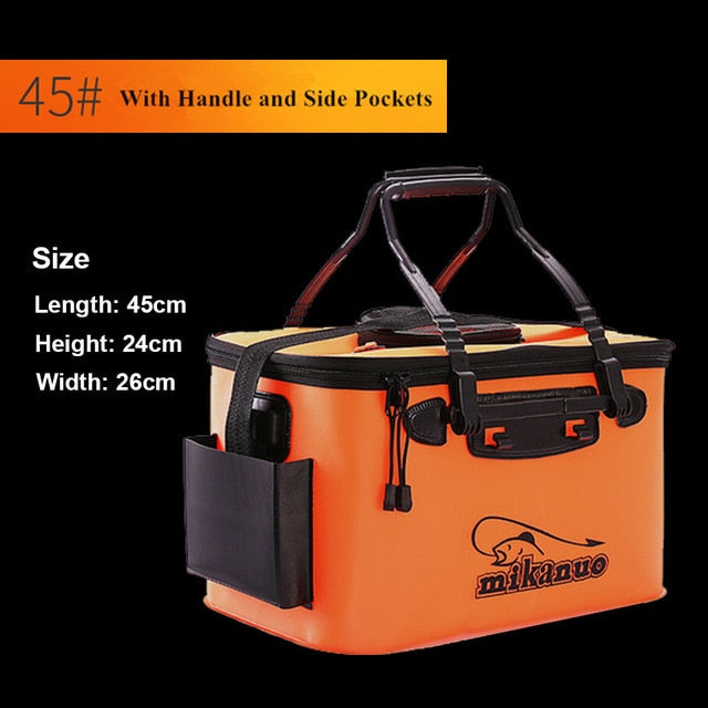 Collapsible Live Bait Bucket Travel Bag